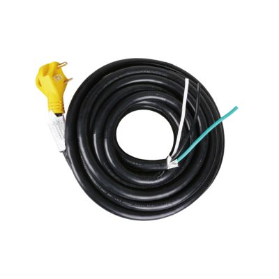 30A,3 Wire RV Power Cord With Loose End