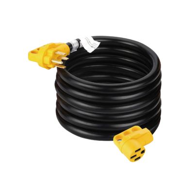 50A,4 Wire RV Extension Cord With Finger Grip
